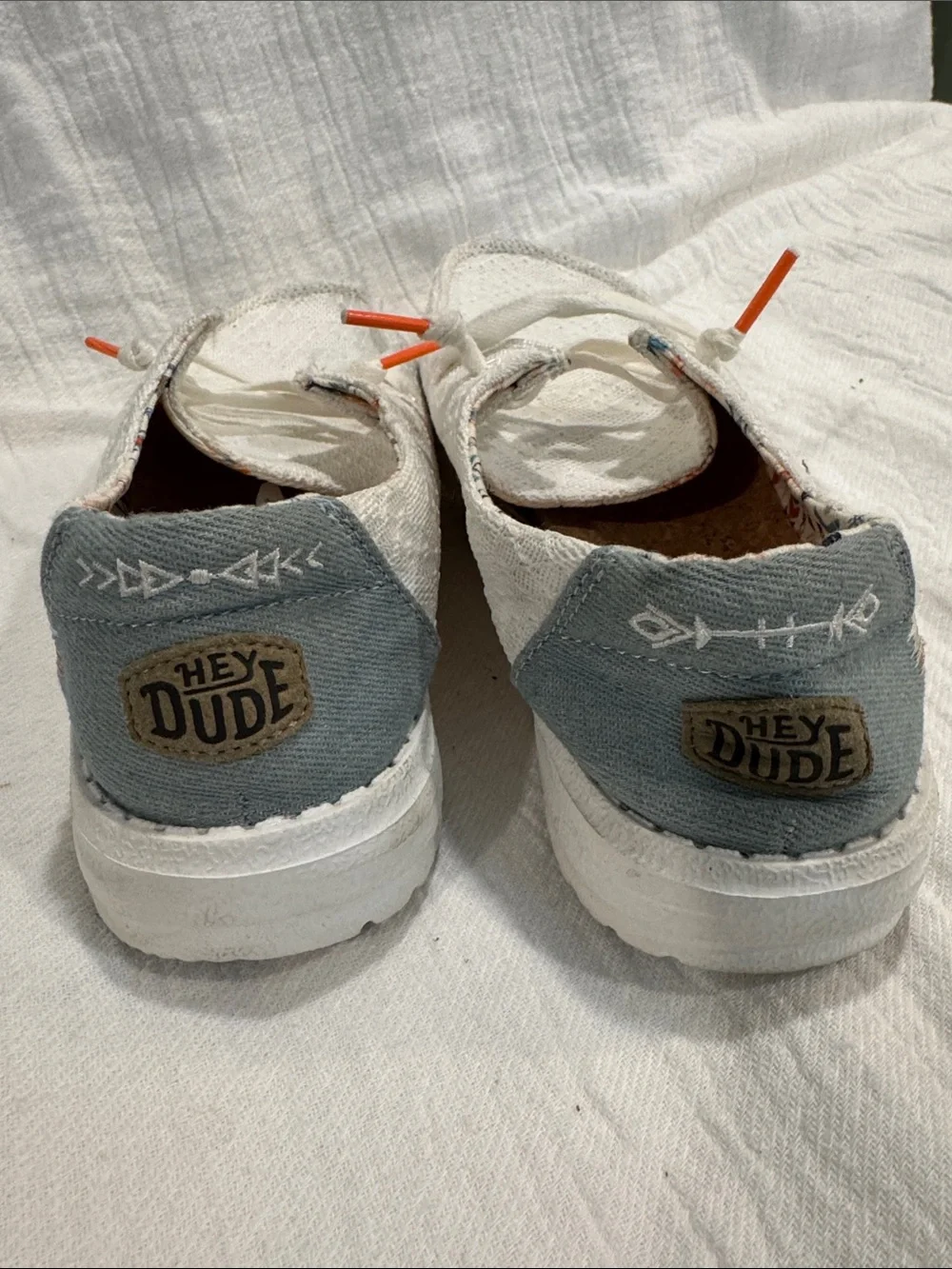 Hey Dude Wendy Boho White… Womens White Casual size 7
